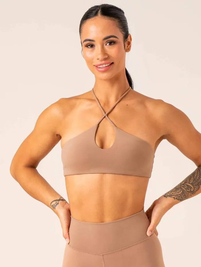 Sports Bras Womens Ryderwear Unstoppable Sports Bra Mocha
