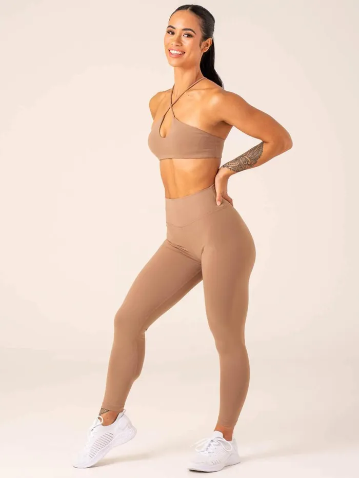 Sports Bras Womens Ryderwear Unstoppable Sports Bra Mocha
