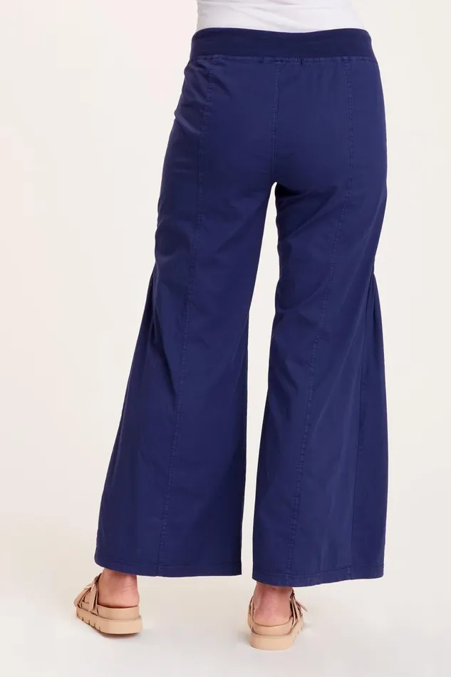 Sprightly Wide Leg Hague Blue Pigment Clothing XCVI Pants