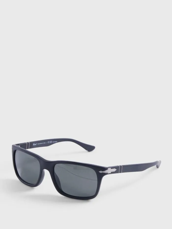 Sunglasses and Eyewear Mens Paul Stuart Persol Classic Havana Sunglasses With Green Lens Brown