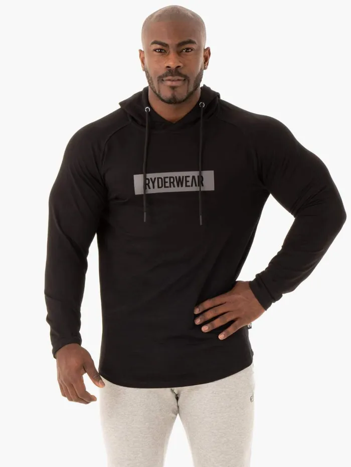 Sweaters and Hoodies Mens Ryderwear Base Pullover Jumper Black