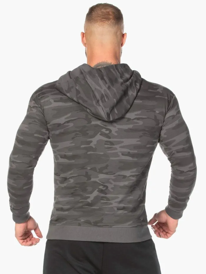 Sweaters and Hoodies Mens Ryderwear Camo Pullover Hoodie Black Camo