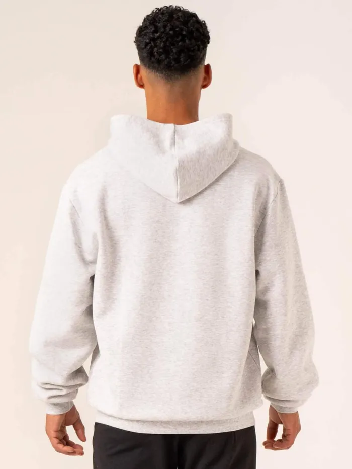 Sweaters and Hoodies Mens Ryderwear Emerge Track Jacket Snow Grey Marl