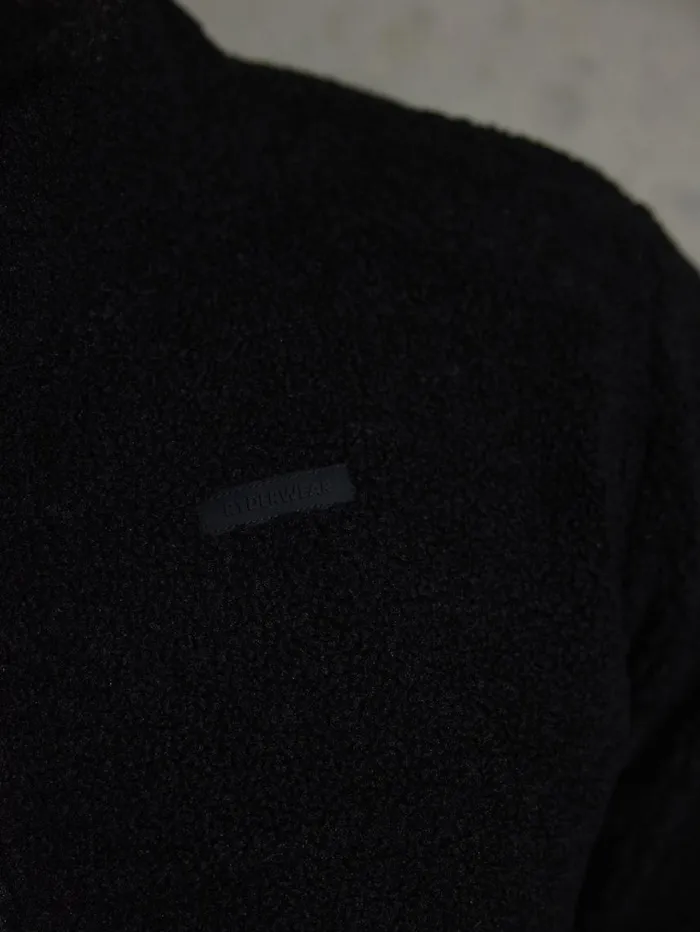 Sweaters and Hoodies Mens Ryderwear Flex Polar Fleece Jacket Black