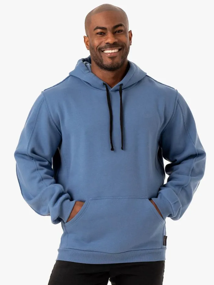 Sweaters and Hoodies Mens Ryderwear Force Pullover Hoodie Blue
