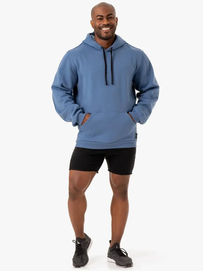 Sweaters and Hoodies Mens Ryderwear Force Pullover Hoodie Blue