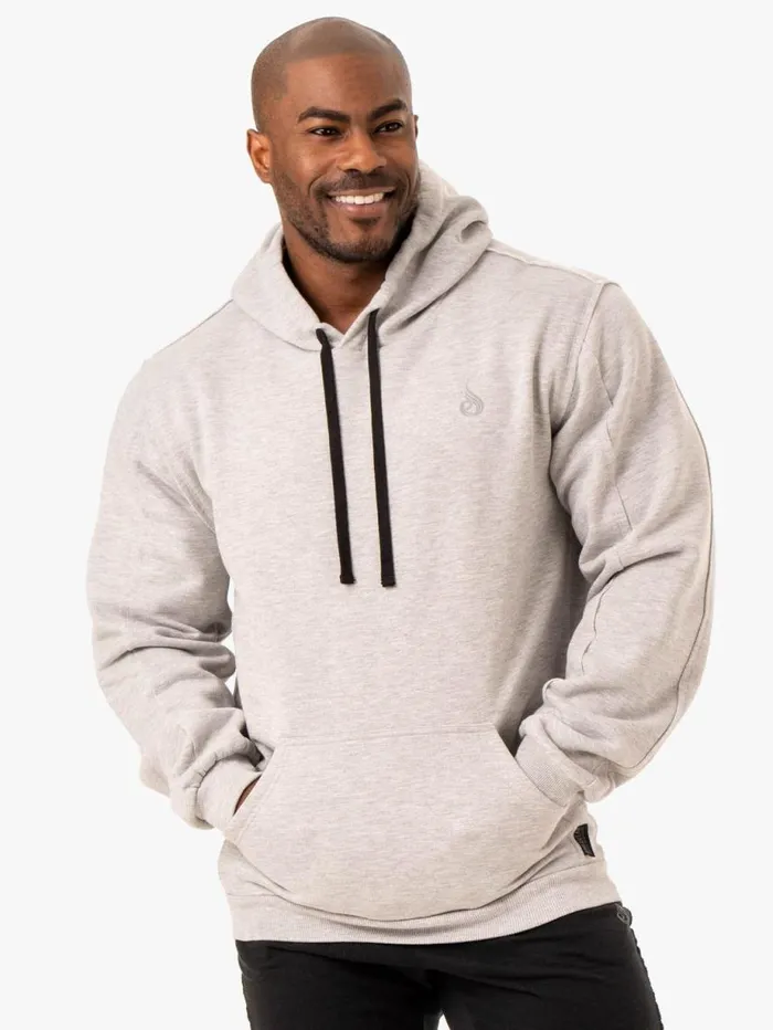 Sweaters and Hoodies Mens Ryderwear Force Pullover Hoodie Grey Marl