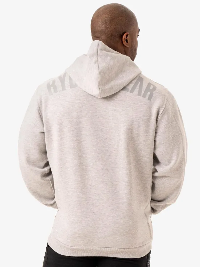 Sweaters and Hoodies Mens Ryderwear Force Pullover Hoodie Grey Marl