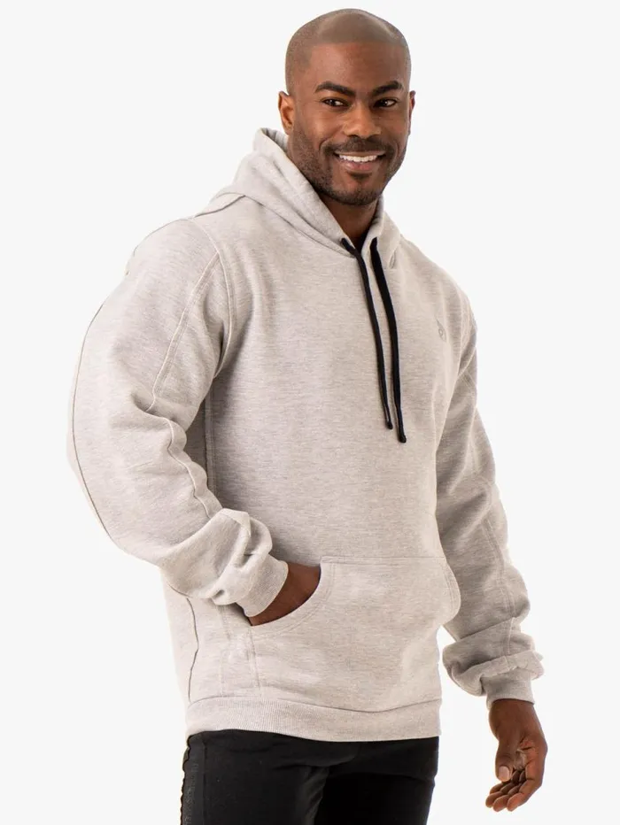 Sweaters and Hoodies Mens Ryderwear Force Pullover Hoodie Grey Marl