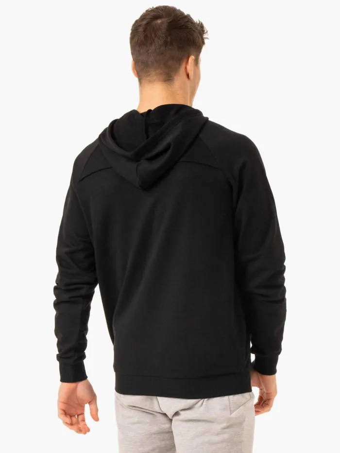 Sweaters and Hoodies Mens Ryderwear Pursuit Zip Up Hoodie Black