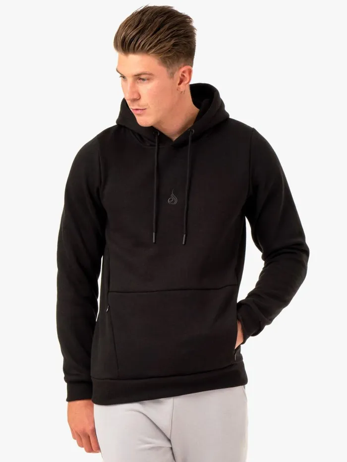 Sweaters and Hoodies Mens Ryderwear Restore Pullover Hoodie Black