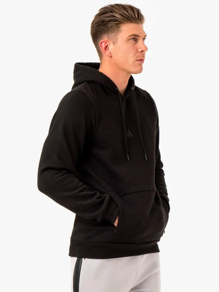 Sweaters and Hoodies Mens Ryderwear Restore Pullover Hoodie Black