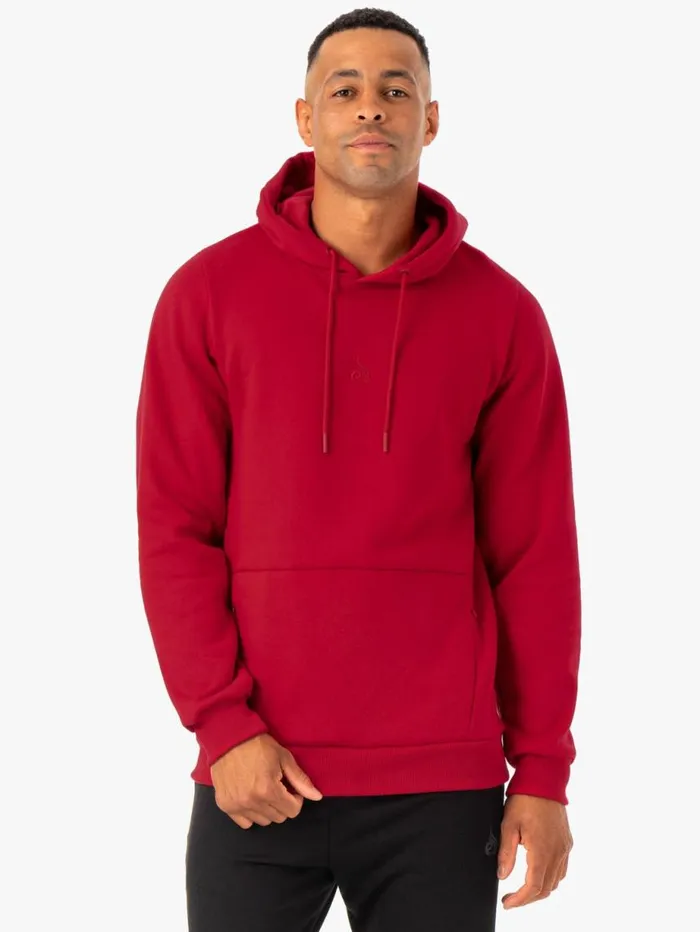 Sweaters and Hoodies Mens Ryderwear Restore Pullover Hoodie Burgundy