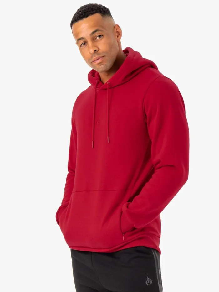 Sweaters and Hoodies Mens Ryderwear Restore Pullover Hoodie Burgundy