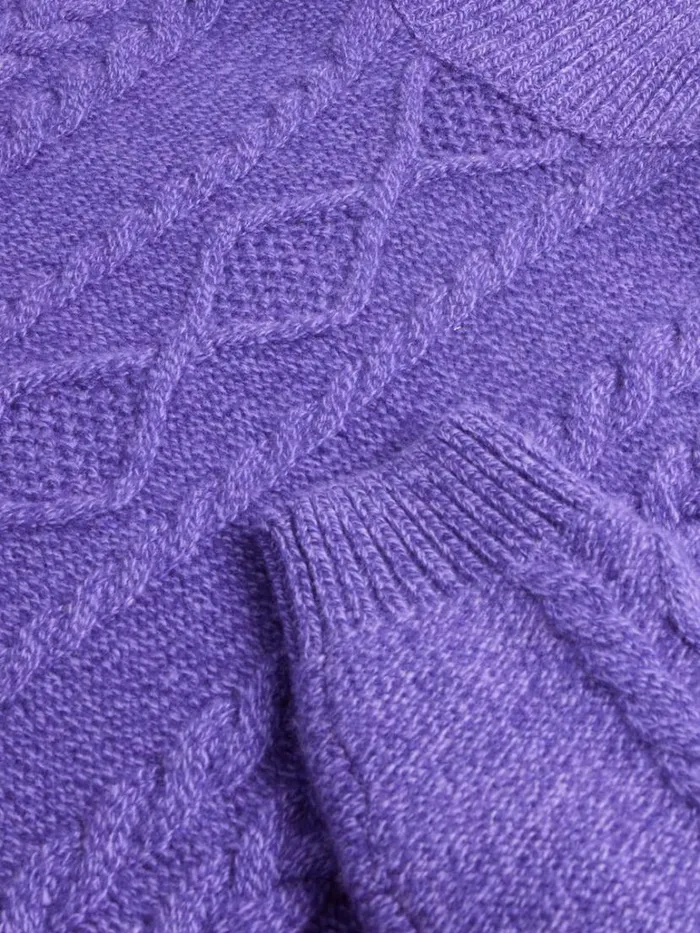 Sweaters Mens Paul Stuart Aran Cable Turtleneck Sweater Moss
