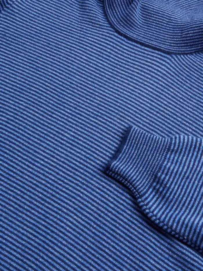 Sweaters Mens Paul Stuart Cashmere Stripe Turtleneck Brown