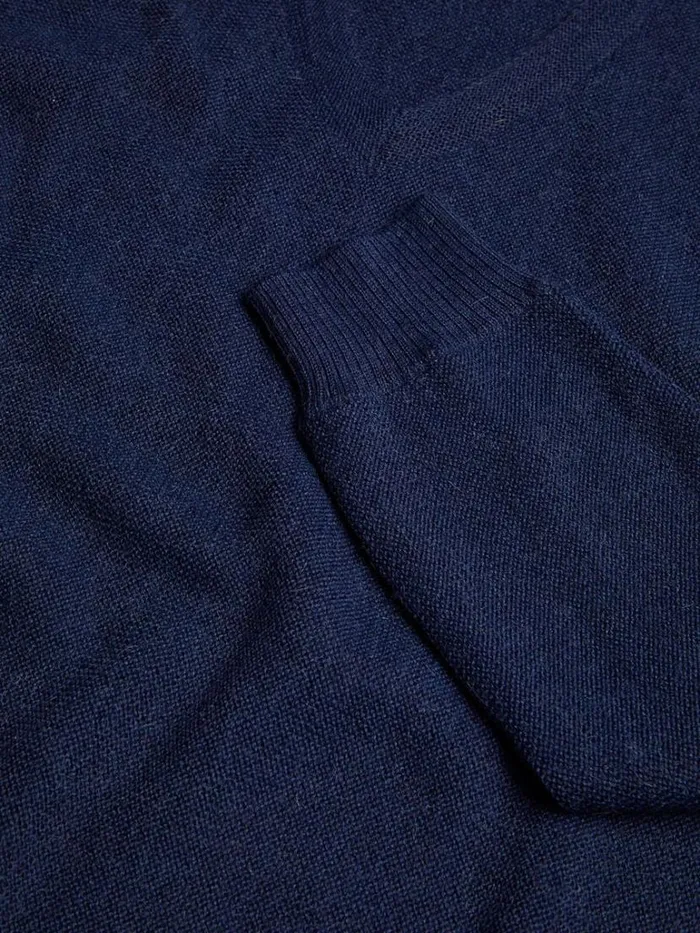 Sweaters Mens Paul Stuart Classic Alpaca Links VNeck Sweater Green Mix