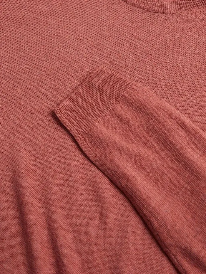 Sweaters Mens Paul Stuart Crewneck Sweater Dusty Rose