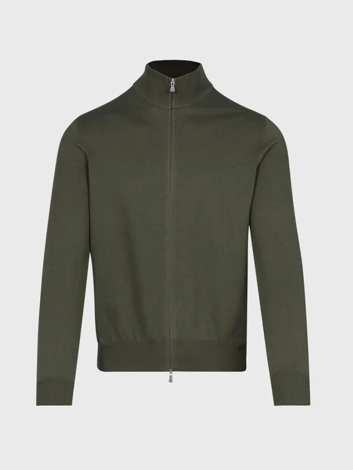 Sweaters Mens Paul Stuart Full Zip Cardigan Marine