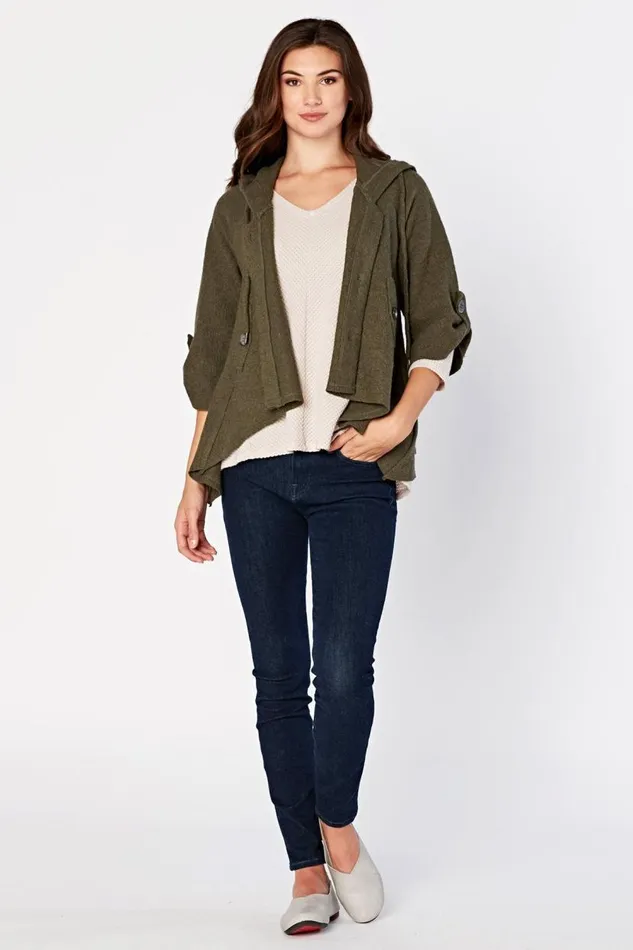 Sweeping Cape Jacket Olivander Clothing XCVI Jackets