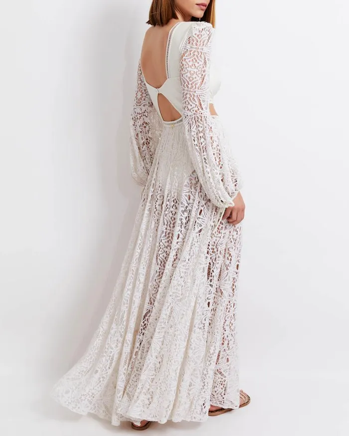 Swim CutOut Lace Beach Dress X Harrods FINAL SALE PatBO Beach Dresses