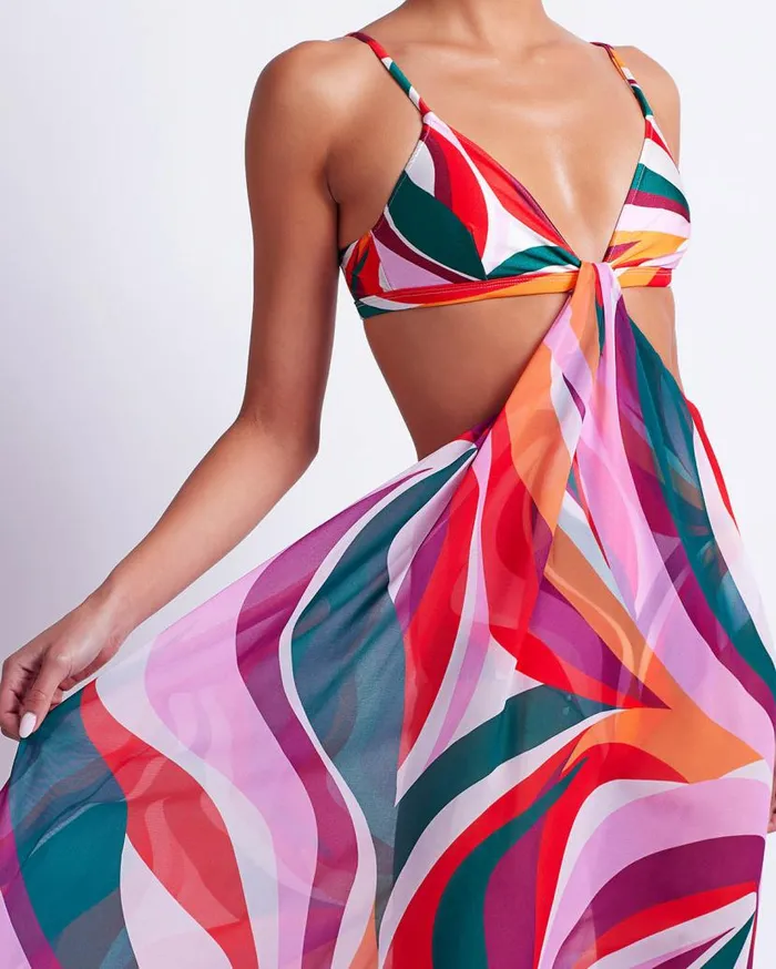 Swim DELOS CUTOUT BEACH DRESS FINAL SALE PatBO Beach Dresses