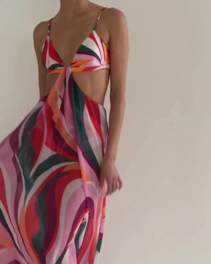 Swim DELOS CUTOUT BEACH DRESS FINAL SALE PatBO Beach Dresses