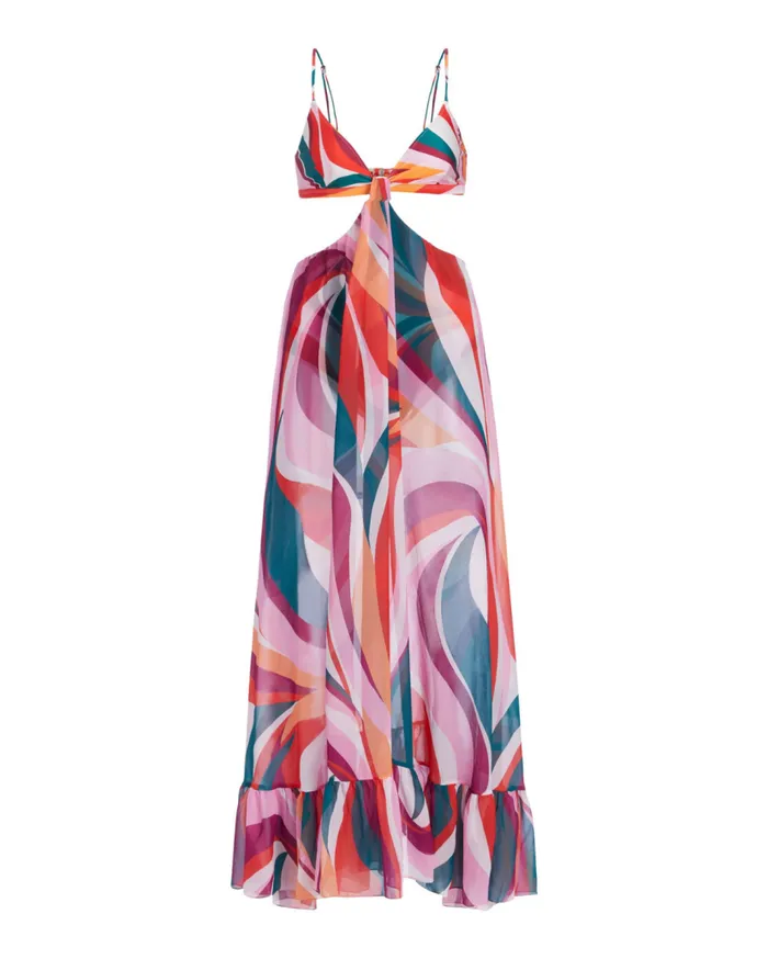 Swim DELOS CUTOUT BEACH DRESS FINAL SALE PatBO Beach Dresses