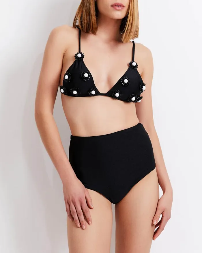 Swim High Waist Bikini Bottom FINAL SALE PatBO Bikinis