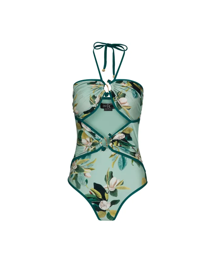 Swim Magnolia Halterneck One Piece PatBO One Pieces