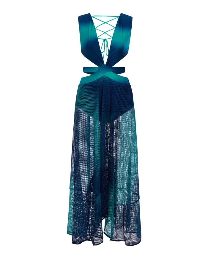Swim OMBRE NETTED BEACH DRESS FINAL SALE PatBO Beach Dresses