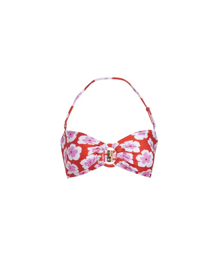 Swim WINDFLOWER BANDEAU BIKINI TOP FINAL SALE PatBO Bikinis
