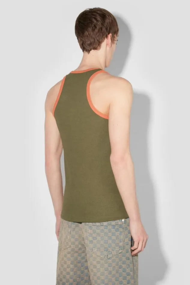 TShirts Men MISBHV M Tank Top Green Orange
