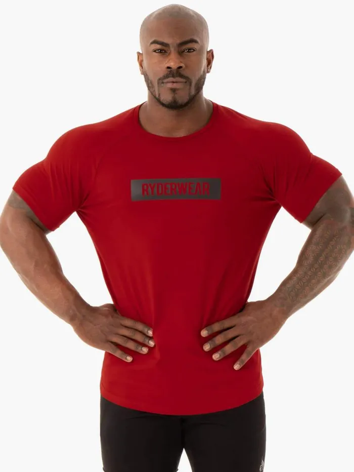 TShirts Mens Ryderwear Base TShirt Red
