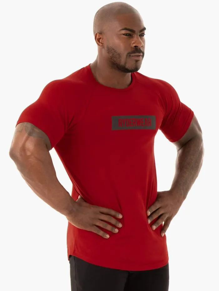 TShirts Mens Ryderwear Base TShirt Red