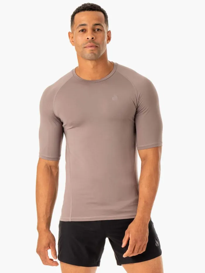 TShirts Mens Ryderwear Division Base Layer TShirt Taupe