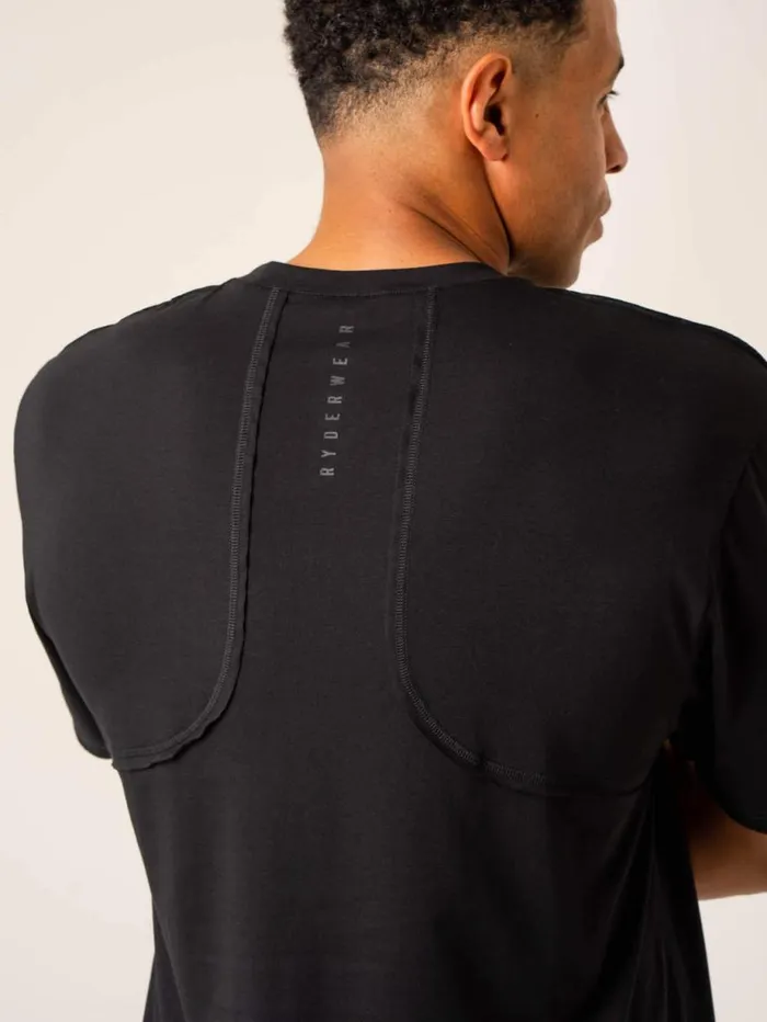 TShirts Mens Ryderwear Dynamic Oversized TShirt Black
