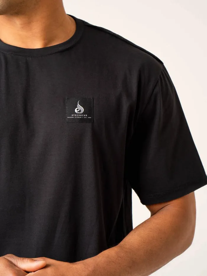 TShirts Mens Ryderwear Dynamic Oversized TShirt Black
