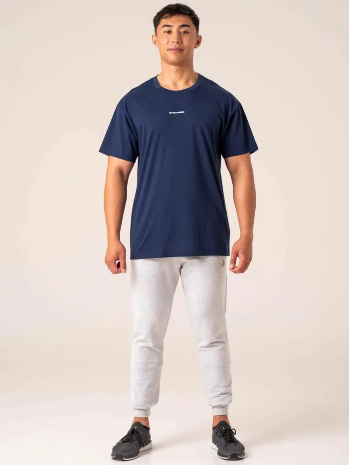 TShirts Mens Ryderwear Emerge Oversized TShirt Navy