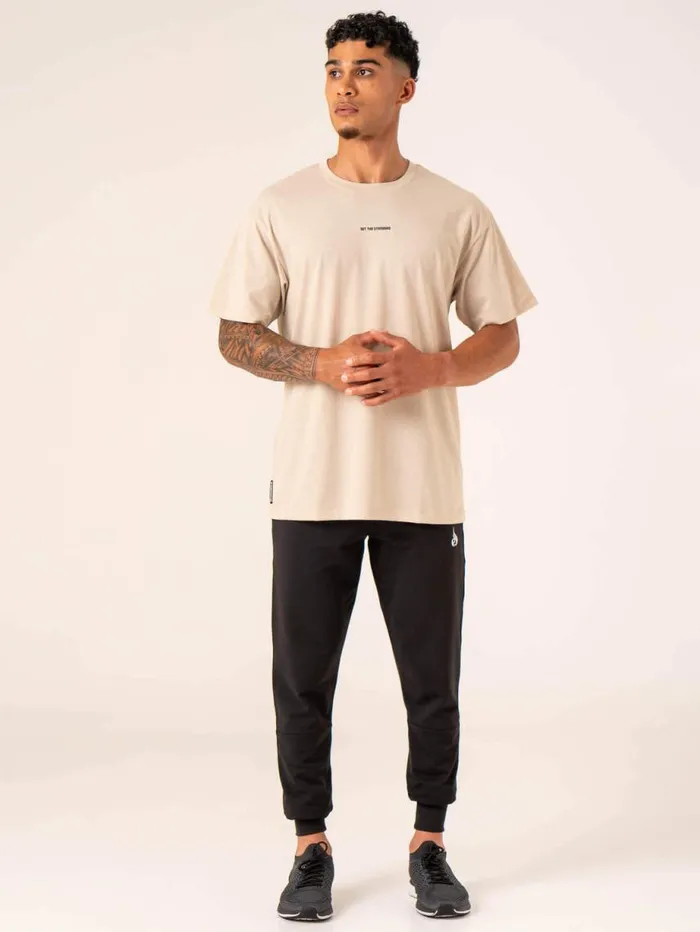 TShirts Mens Ryderwear Emerge Oversized TShirt Sand