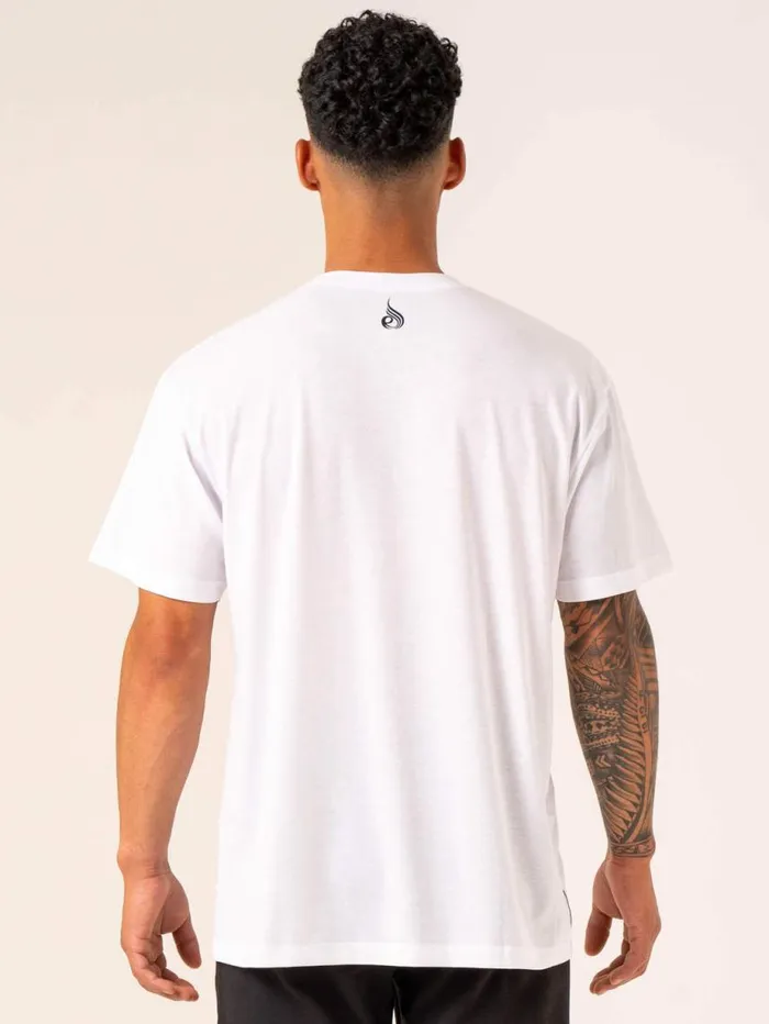 TShirts Mens Ryderwear Emerge Oversized TShirt White