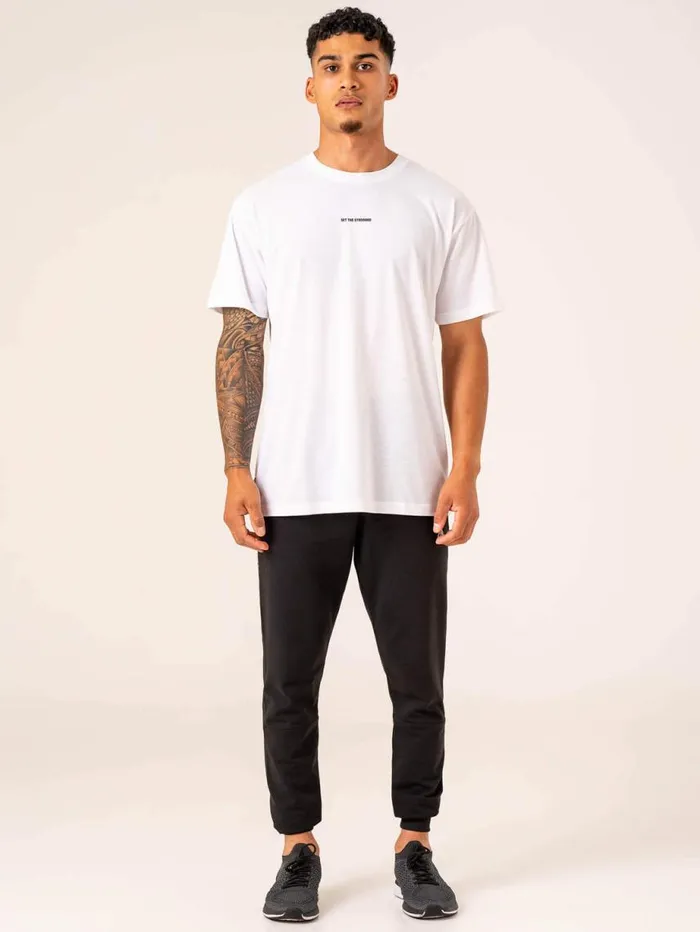 TShirts Mens Ryderwear Emerge Oversized TShirt White