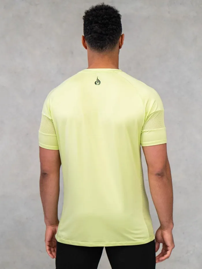 TShirts Mens Ryderwear Flex Mesh TShirt Lime