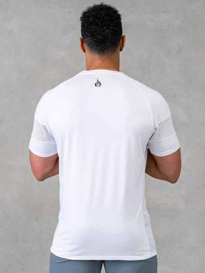 TShirts Mens Ryderwear Flex Mesh TShirt White