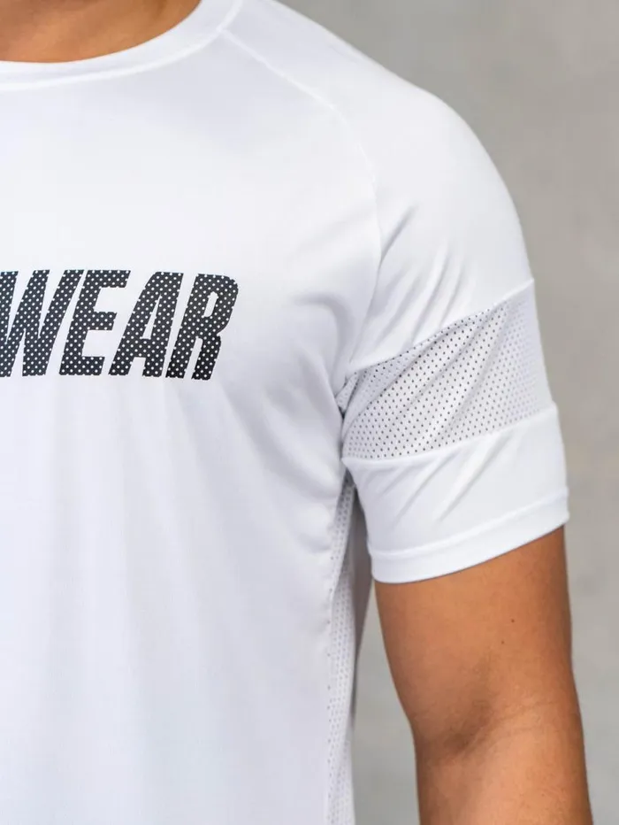 TShirts Mens Ryderwear Flex Mesh TShirt White