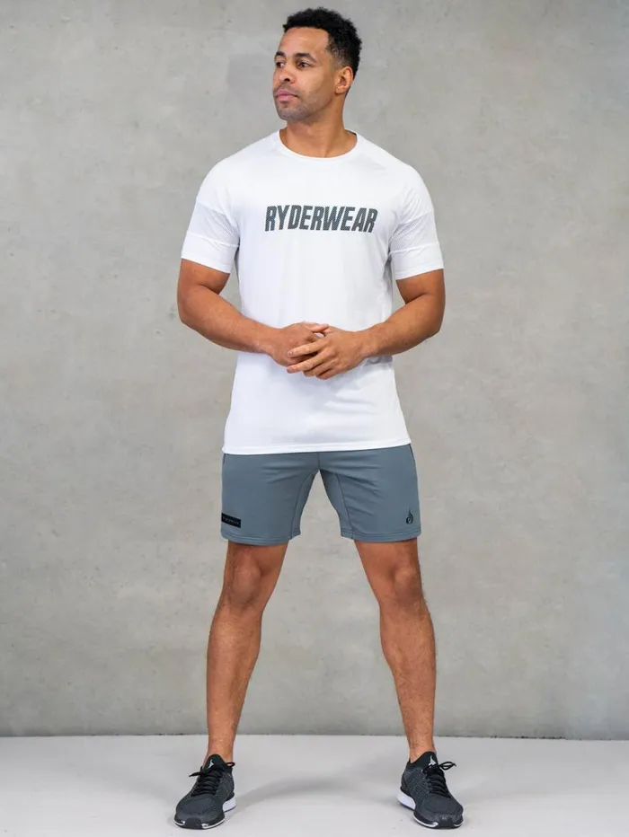 TShirts Mens Ryderwear Flex Mesh TShirt White