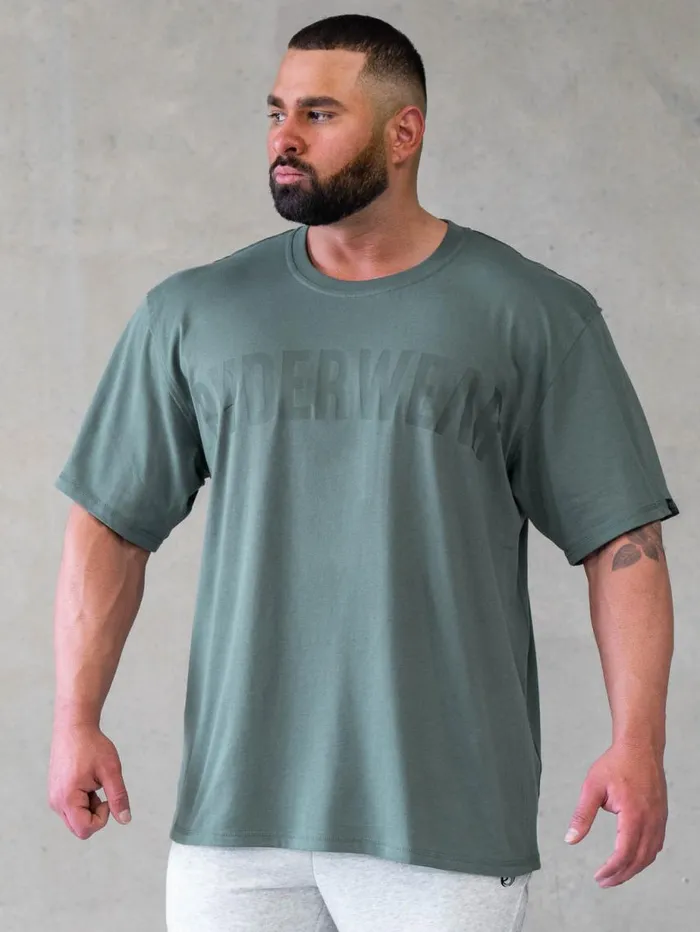 TShirts Mens Ryderwear Force Oversized TShirt Fern Green