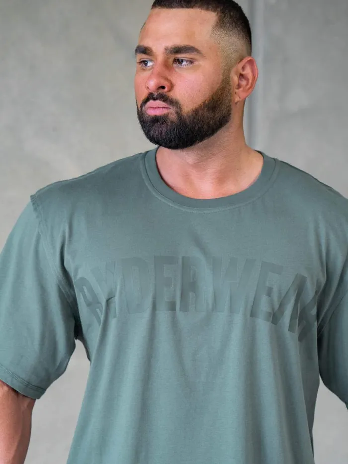 TShirts Mens Ryderwear Force Oversized TShirt Fern Green