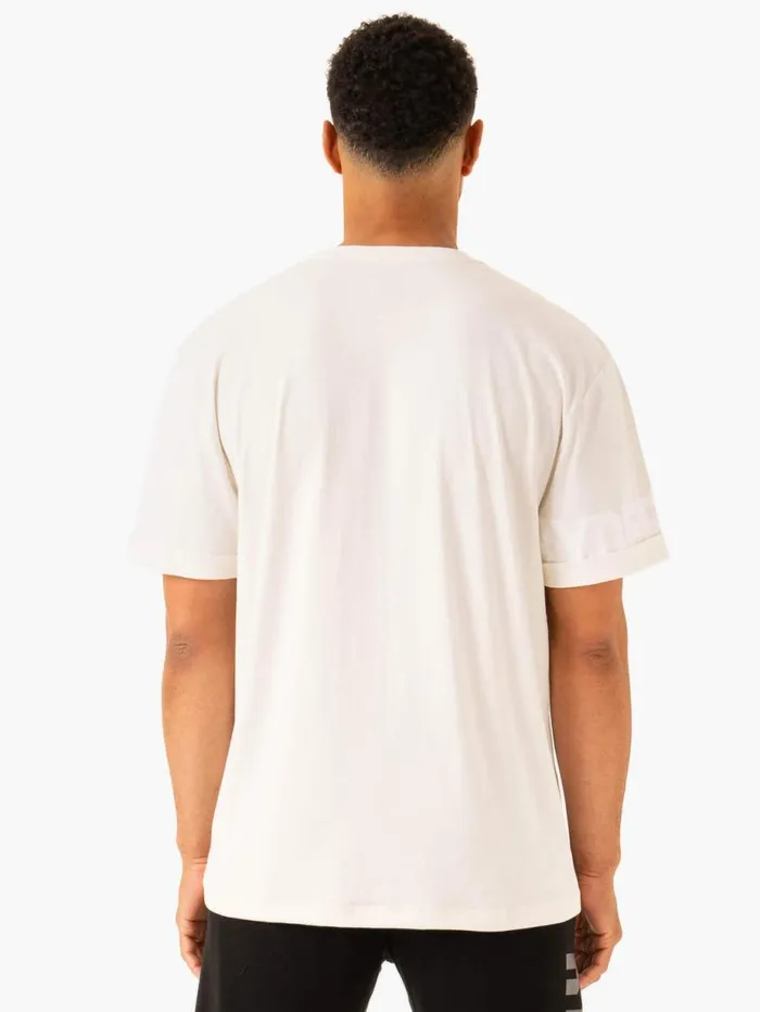 TShirts Mens Ryderwear Heritage Oversized TShirt Off White