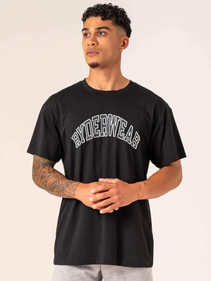 TShirts Mens Ryderwear Men039s Collegiate TShirt Black
